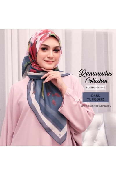 RANUNCULUS COLLECTION IN LOVING - DARK TURQUOISE